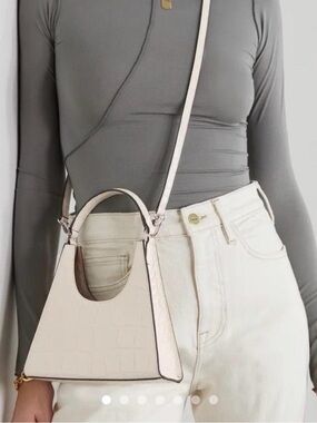 〰️ staud “rey” croc bag